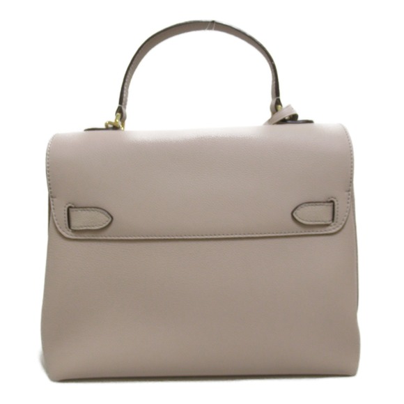 Louis Vuitton Lock Me Ever MM 2-Way Shoulder Bag Leather Taurillon Women's Gray - Picture 3 of 9